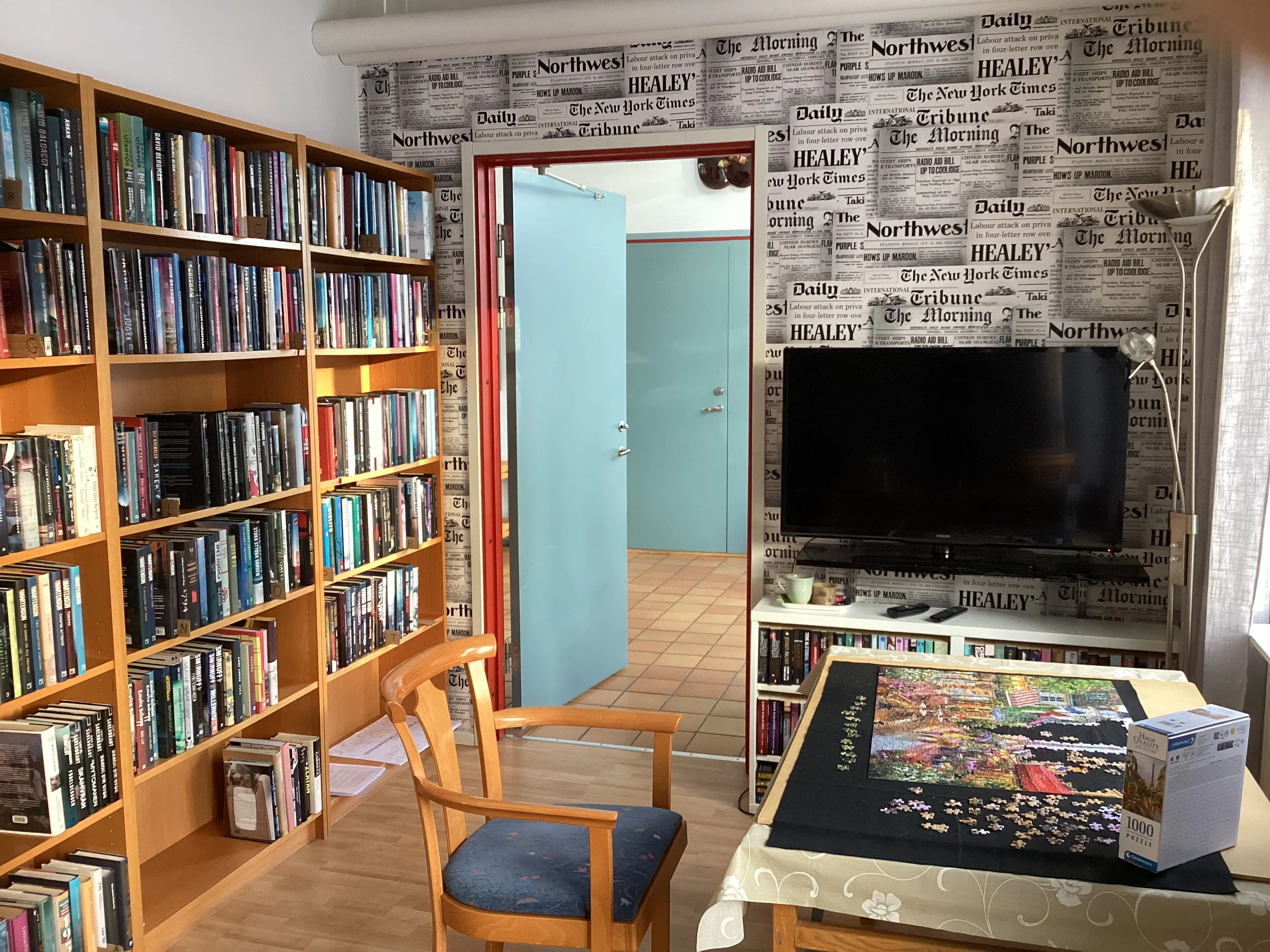 Filmkväll i allrummet