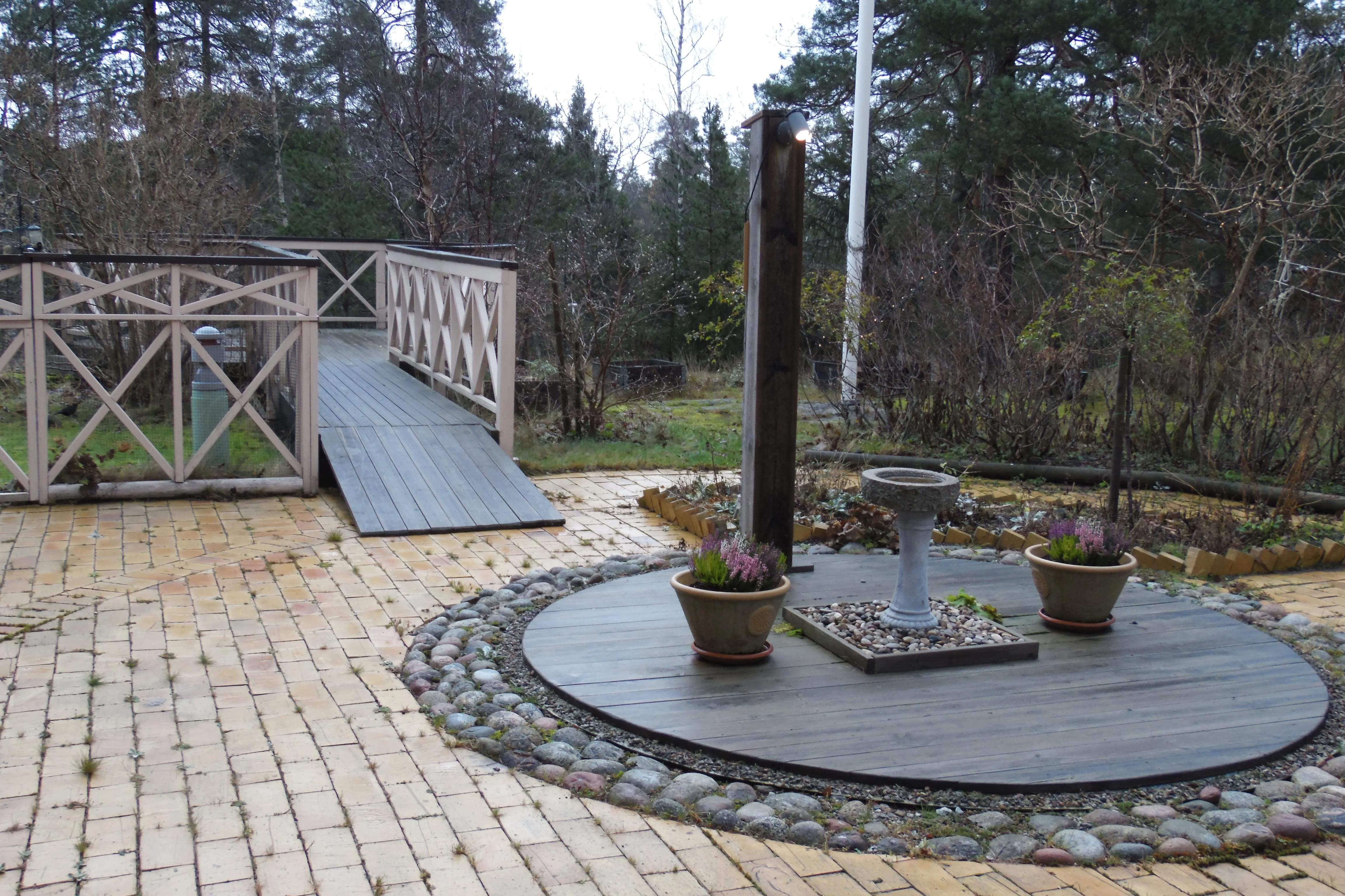 Uteplats vid BRF Eken 663